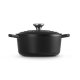 Cocotte ronde 1,8 L - Noire mat Ø 18 cm