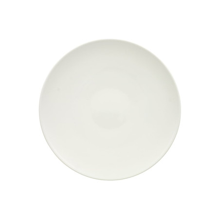 Assiette coupe plate à dessert Ø21 cm porcelaine vitrifiée blanche - Collection Stella Hotel