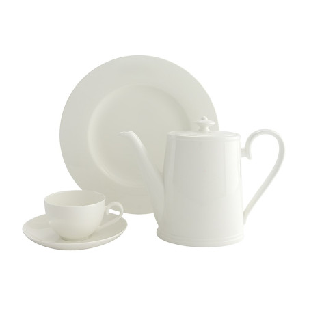 Tasse à thé 20 cl - porcelaine vitrifiée blanche - Collection Stella Hotel - 9x9x6cm