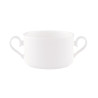 Tasse à bouillon 27cl empilable double anse - porcelaine vitrifiée blanche - Collection Stella Hotel - 15x9,5x5,5cm