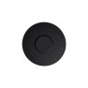 Sous-tasse à café Ø12 cm porcelaine noire - Collection The Rock Black
