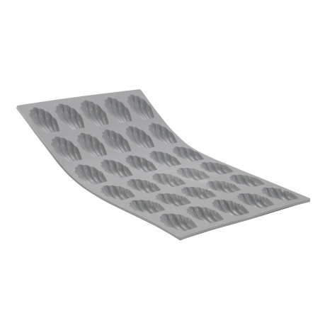 Elastomoule Mini madeleine 4x3x1,1 cm - 30 empreintes