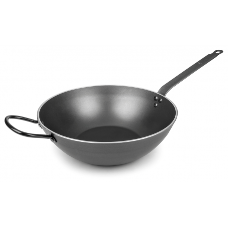 Poêle wok anti-andhérante en aluminimum Ø30cm
