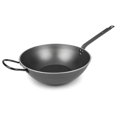 Poêle wok anti-andhérante  en aluminimum Ø30cm