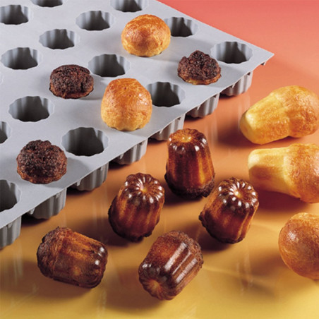 Elastomoule Mini cannelé Ø3,5 - 28 empreintes