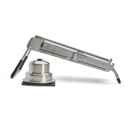 Mandoline Ultra avec double lame et 3 peignes julienne 2/4/10 mm et poussoir inox