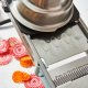 Mandoline Ultra avec double lame et 3 peignes julienne 2/4/10 mm et poussoir inox