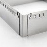 Cadre inox extensible 16x16x5 cm à 30x30x5 cm