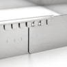 Cadre inox extensible 16x16x5 cm à 30x30x5 cm