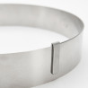 Cercle inox extensible Ø18 à 36 cm Ht.4,5 cm