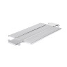 Moule à pâté croûte pliable inox perforé - 48x9x8,5 cm