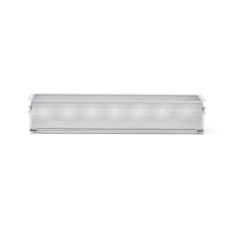 Moule à pâté croûte pliable inox perforé - 48x9x8,5 cm