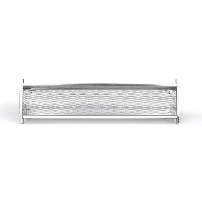 Moule à pâté croûte pliable inox perforé - 48x9x8,5 cm