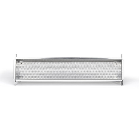 Moule à pâté croûte pliable inox perforé - 48x9x8,5 cm