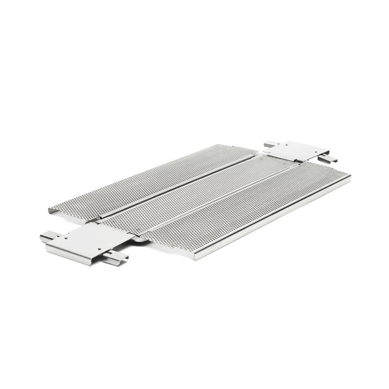 Moule à pâté croûte pliable inox perforé - 35x7x7,5 cm