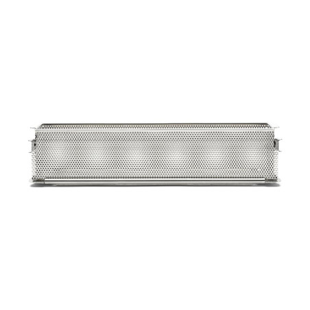 Moule à pâté croûte pliable inox perforé - 35x7x7,5 cm