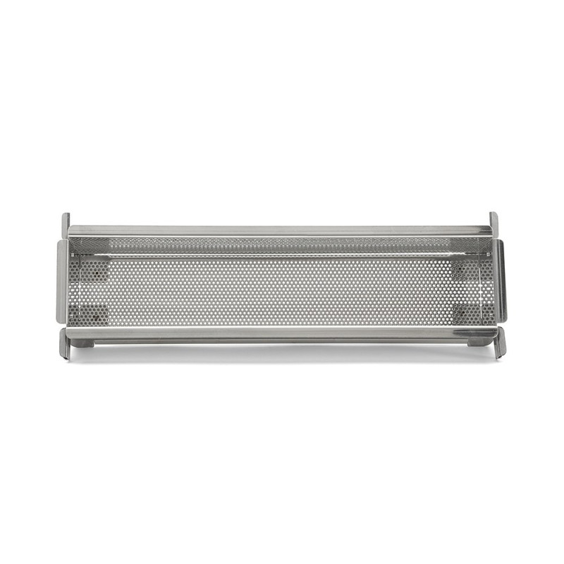 Moule à pâté croûte pliable inox perforé - 35x7x7,5 cm