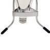 Entonnoir à piston 3,3L tout inox avec 2 douilles  et buse Ø15mm - Ø20x38 cm