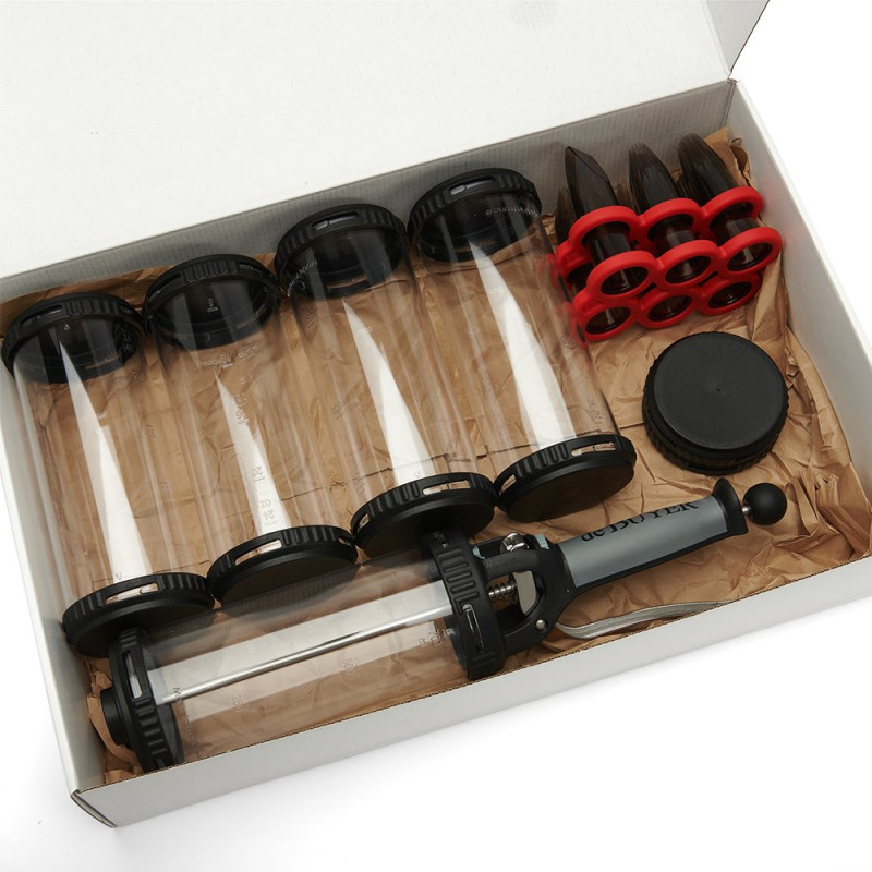 Coffret Tube pro + 4 recharges + 12 douilles