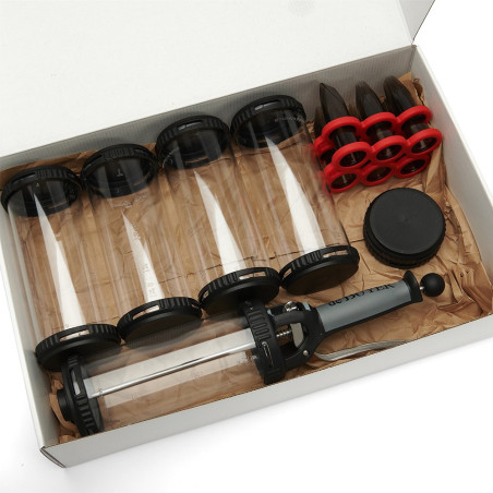 Coffret Tube pro + 4 recharges + 12 douilles