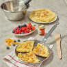 Poêle à crêpes Ø26 cm Choc - Tous feux - Aluminium 4mm