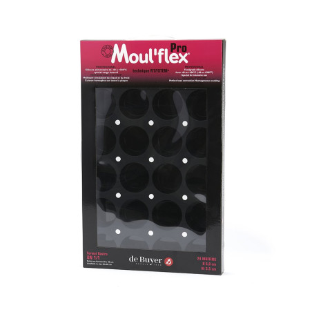 Moulflex mini muffin - 24 empreintes - Ø6,8x3,5 cm