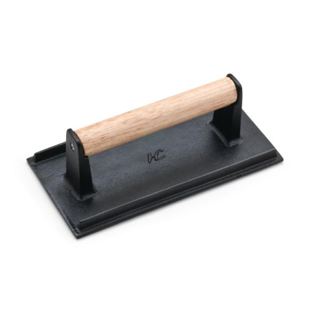 Presse à plancha fonte 1kg en 210 x110 mm