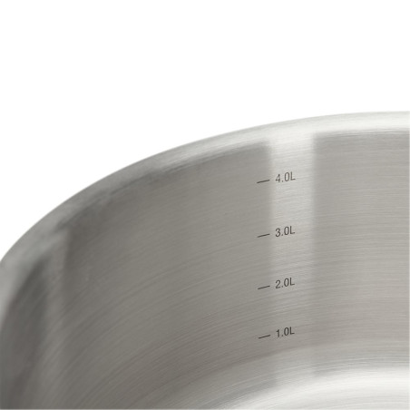 Casserole inox Prim'Appety - ∅ 24 cm