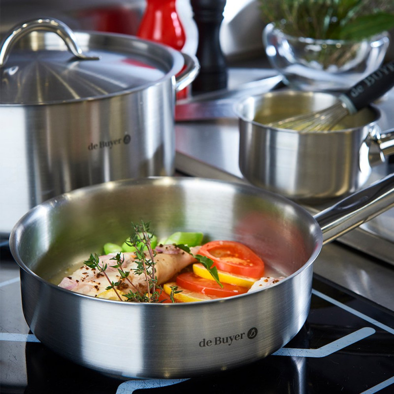 Sauteuse inox Prim'Appety - Ø28x6 cm