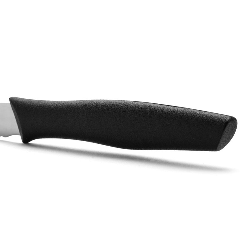 Couteau de table cranté manche polypro Lame 11cm noir