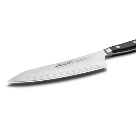 Couteau Rocking Santoku Opéra - Lame 18cm alvéolée Silk Edge
