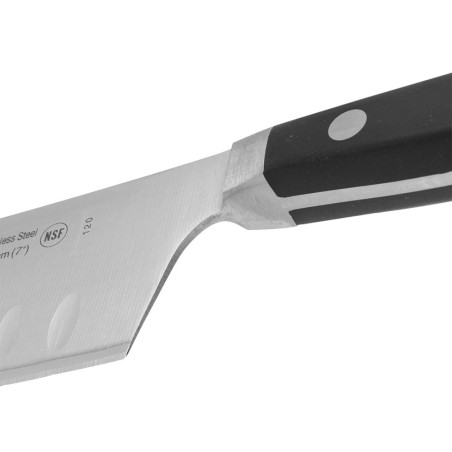 Couteau Rocking Santoku Opéra - Lame 18cm alvéolée Silk Edge