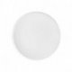 Assiette coupe plate Ø24 cm porcelaine blanche Collection New Moon - 240 x 240 x 25 mm