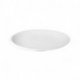Assiette coupe plate Ø24 cm porcelaine blanche Collection New Moon - 240 x 240 x 25 mm