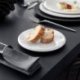 Assiette coupe plate Ø16 cm porcelaine blanche Collection New Moon - à pain - 160 x 160 x 20 mm