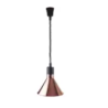 Lampe chauffante extensible finition en cuivre