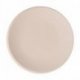 Assiette coupe plate Ø 27cm porcelaine beige Collection New Moon - 270 x 270 x 25 mm