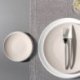 Assiette coupe plate Ø16 cm porcelaine beige Collection New Moon - à pain - 160 x 160 x 20 mm