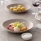 Assiette coupe creuse Ø 29 CM porcelaine beige Collection New Moon - 290x290x45 mm