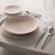Assiette Gourmet Ø37 cm porcelaine beige Collection New Moon - 370x370x30 mm