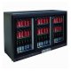 Arrière de bar 3 portes coulissantes +2/+10°c - 335L - 250W