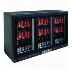 Arrière de bar 3 portes coulissantes +2/+10°c - 335L - 250W