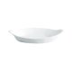 Plat ovale oreilles n°5 - 140x80 cm céramique col. Blanc