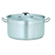 Faitout en inox contenance 27,6 L Ø 40 cm sans couvercle