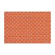Set de table PVC et polyester - Orange - 45x30 cm
