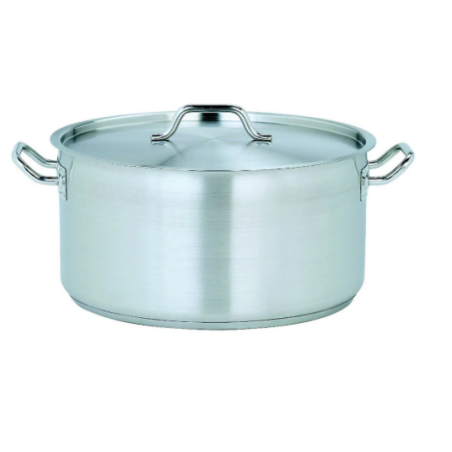 Faitout en inox contenance 44,5 L Ø45 cm sans couvercle