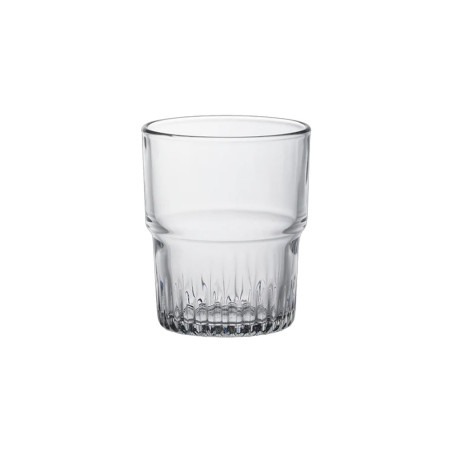 Gobelet empilable 20cl verre transparent diam. 7,1 x H.8,6 cm