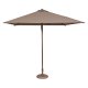 Parasol Eolo - Taupe / Toile taupe - 4,54 kg - Ø Tube 4,8 cm - Toile 250x250 cm - Ht totale 266 cm