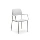 Fauteuil RIVA polypro et fibre de verre empilable - Blanc