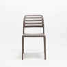 Chaise COSTA BISTROT polypro et fibre de verre empilable - Tortora